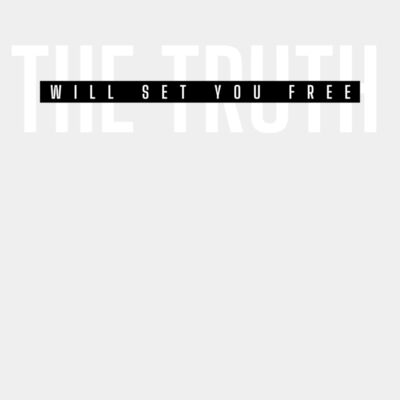 the truth will set you free white Thumbnail